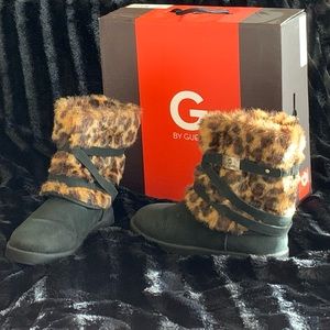 Guess Cheetah Boots